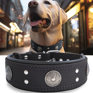 Genuine Leather <b>Braided</b> Dogs pet Collars <b>accessory</b> featuring handcrafted <b>braided</b> design and durable construction - Product Image 1