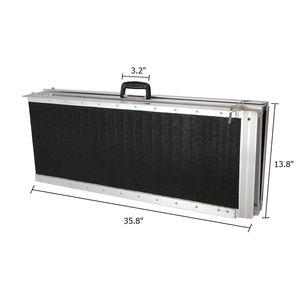 Rampa Pieghevole in Alluminio Leggero Antiscivolo a Quattro Sezioni da 6 Piedi per Scooter/Dispositivo di Assistenza alla Mobilità - Product Image 6