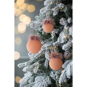 D4.7 vetro natale palla ornamenti Set di 4 feste decorazioni per albero decorativo appeso per natale e feste - Product Image 5