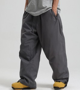 Pantalones de Esquí Unisex, Holgados, Impermeables, Transpirables, de Pierna Ancha, Estilo Cargo, Casuales, Rectos, 100% Algodón, para Adultos, Exportación - Product Image 4