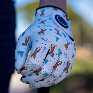 Gants de golf pour hommes de qualité professionnelle, main gauche, en cuir véritable, taille moyenne/grande, Bigfoot Flyer, confort et adhérence, gants de golf - Product Image 3