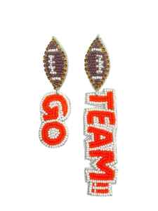Boucles d'oreilles pendantes tendance en perles, bijoux de créateur faits main de luxe à prix abordable - Product Image 3