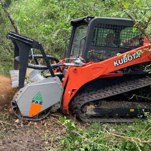 KUBOTA SVL97-2 Skid Steer Loader with <b>Forestry</b> Mulcher High Performance Compact Track Loader Heavy Duty Hydraulic System <b>Machine</b> - Product Image 2