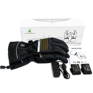 Guantes de Motociclismo Savior para Invierno, Deportivos, Recargables, con Batería, Antideslizantes, Calefactables, Impermeables, de Cuero, con Gancho - Product Image 1