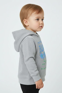 เสื้อฮู้ด sosh 4มีฮู้ดเสื้อสวมหัวลายดอกไม้บานเล็กๆสำหรับเด็ก - Product Image 3