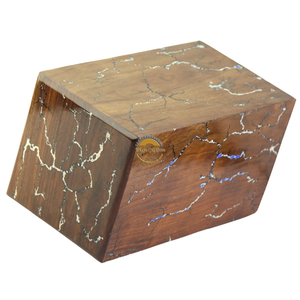 AYAANS Rosewood wooden Hand Carved Wooden Hot Selling cremation Urn <b>Box</b> for Adult Ashes Wholesale Cremation Urns (6X6X11)IN - Product Image 3