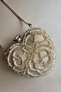 Pochette de soirée en nylon ornée de perles dorées et de sequins, sac à main personnalisé avec nom, pour fête, mariage, mode, logo personnalisé, NOUVEAU - Product Image 3