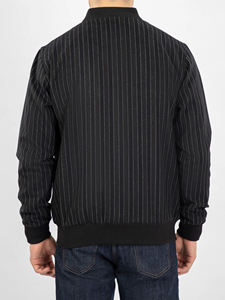 Chaquetas de Invierno para Hombre 2026, Estilo Urbano Vintage, Chaquetas Bomber Personalizadas con Relieve, Cierre Frontal con Cremallera, Logotipo, Casual, Resistente al Viento, Ecológico - Product Image 2