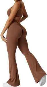Women's Fitness Active Playsuit Bodysuit <b>Rompers</b> <b>Unitard</b> Sports Yoga Gym Workout Jumpsuit Pleated Sequined - Product Image 4