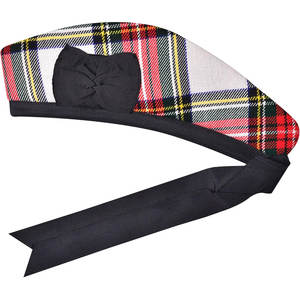 Gorra Glengarry Personalizada 2026 con Banda de Tartán Stewart Auténtica y Diseño Clásico de Corona Plana - Product Image 5