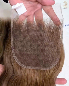 ผมแท้เวียดนาม Lexhair Remy Lace Closure แบบเย็บด้วยเครื่องจักร  Super Double Drawn น้ำหนัก 100 กรัม สีดำธรรมชาติ ผมยาวเป็นลอน - Product Image 4