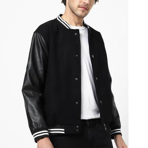 Bulk Quantity Outdoor Wear Best Sale <b>Men's</b> Letterman <b>Jacket</b> Handsome Look Button Style <b>Men's</b> Baseball Varsity <b>Jacket</b> - Product Image 1
