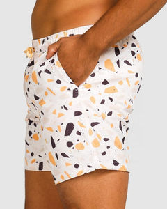 Shorts de plage écologiques de haute qualité en polyester recyclé à séchage rapide, imprimés par sublimation, pour les vacances décontractées et la natation estivale - Product Image 2
