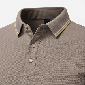 เสื้อโปโลผู้ชายแฟชั่นลำลองสไตล์สตรีทแวร์สำหรับฤดูร้อน ไซส์ใหญ่ ผ้าฝ้ายระบายอากาศได้ดี เสื้อผ้ากีฬาคุณภาพพรีเมียม สีสันปรับแต่งได้ - Product Image 4