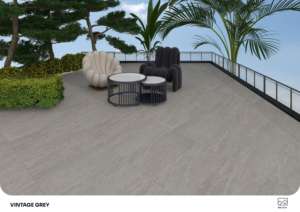 Azulejos de porcelana rústica mate de alta resistencia, tamaño 600x1200, formato grande para pisos y paredes, para proyectos de interior. - Product Image 4