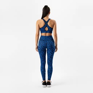 เลกกิ้งผู้หญิง ชุดโยคะใหม่ ชุดออกกำลังกายแบบสลิมฟิต แห้งเร็ว ชุดออกกำลังกายสำหรับวิ่ง บราออกกำลังกาย กางเกงรัดรูป ชุดฟิตเนส ชุดโยคะ - Product Image 3