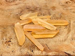 Pierre de Quartz Naturel Brut Pointe de Cristal Chakra Couronne Pierre Précieuse Jaune Certifiée IGI pour la Fabrication de Bijoux Vente en Gros ZUBEDA - Product Image 3