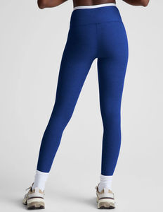 Ensemble 2 pièces pour femme OEM Custom Eternal Blue, Leggings Spacedye taille haute mi-longue pour femme, Beyond Yoga, dernière collection et coupe taille haute - Product Image 6