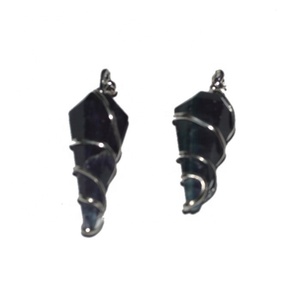 Aventurine verte Pencil Wrap Pendentifs Collier pendentif vert Bijoux Pendentif tourmaline verte - Product Image 3