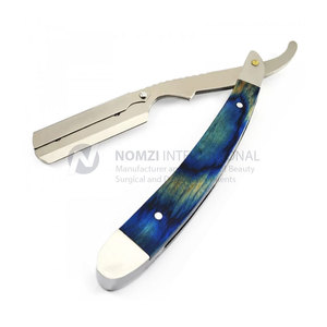 New Arrival Old-fashioned Manual <b>Razor</b> Wood Handle Folding Stainless Steel <b>Single</b> <b>Blade</b> Underarm Use Shaving <b>Razor</b> - Product Image 2