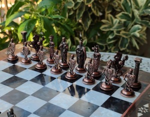Eco-Friendly Customized Handmade Woody <b>Chess</b> <b>Set</b> High Quality Lightweight Modern Design Living Room Wedding Gift - Product Image 4