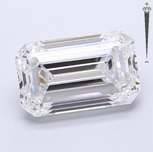 Diamante Cultivado en Laboratorio con Certificación IGI, Corte Esmeralda de 5.00 CT, Color D, Claridad VVS1, CVD LG 766624294 ROYAL GEMS para Joyería - Product Image 4