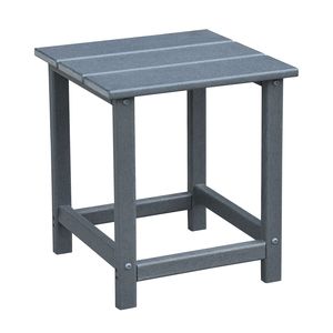 Juego de 3 Sillas Adirondack para Exteriores con Mesa Lateral, Color Gris Oscuro, Muebles para Patio, Jardín, Terraza, Balcón - Product Image 6