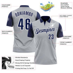 Fabricante de Camisetas Polo Deportivas Personalizadas, Tela de Poliéster que Absorbe la Humedad, Logotipo Bordado, Marca Privada, Ropa al por Mayor - Product Image 3