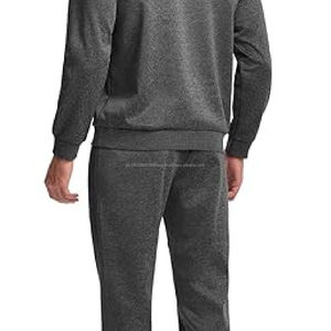 Conjuntos Deportivos Unisex de Pantalones Acampanados y Sudaderas con Capucha Bordadas de Algodón 100% con Diseño Nuevo 2025 - Product Image 4