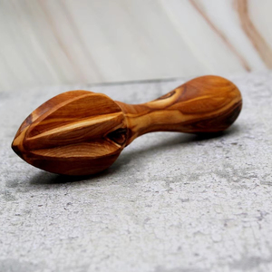 Presse-citron manuel en bois, résistant au lave-vaisselle, accessoire de cuisine - Product Image 1