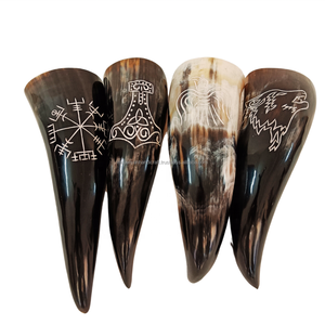 Cuerno para beber de diseño de lujo, de la mejor calidad, con tallado estilo vikingo, seguro para alimentos, técnica de pulido, a bajo precio. - Product Image 1