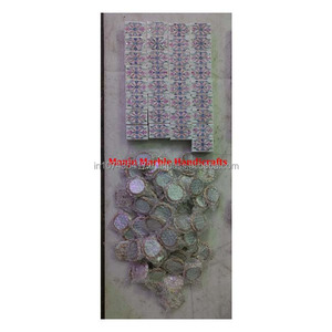 La plus grande usine indienne faisant la nacre miroir forme ronde fleur vadrouille incrustation thème de travail pour la Collection de cadeaux de décoration de noël - Product Image 6