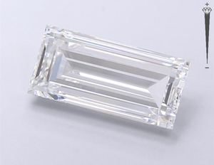 Diamante Cultivado en Laboratorio con Certificación IGI, Corte Baguette de 4.77 CT, Color E, Claridad VVS2, CVD LG 671462576, ROYAL GEMS, Super Joyería - Product Image 2