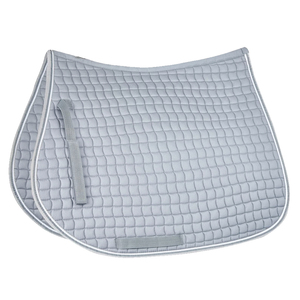 Tapis de selle professionnel matelassé en zigzag, prêt à être expédié, tapis de selle tout usage antidérapant, tapis équestre - Product Image 1