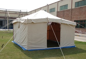 Tente cloche en toile 100% coton, modèle Deluxe avec poteau central, imperméable, pour le camping dans le désert - Product Image 3