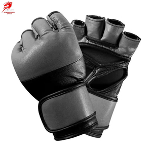 Guantes de Entrenamiento de Boxeo MMA de Medio Dedo, Ligeros, de Cuero, para Artes Marciales, Unisex, ZHOST INTERNATIONAL SPORTS - Product Image 1