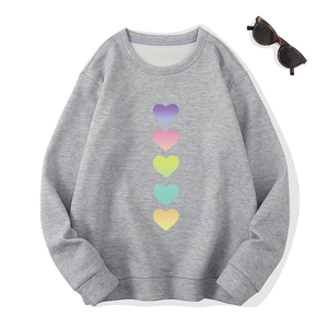 Sweat-shirt imprimé style streetwear pour femme, fabrication sur mesure, prix de gros, logo frontal, tissu tricoté respirant pour l'hiver - Product Image 5
