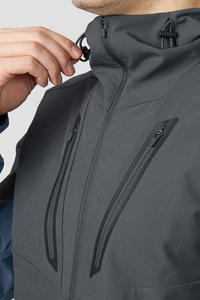 ชุดวอร์มกันลมแบบใหม่ สไตล์ลำลอง โลโก้สั่งทำได้ กันน้ำ น้ำหนักเบา ผลิตจากโพลีเอสเตอร์และไนลอน สำหรับผู้ชาย เหมาะสำหรับกิจกรรมกลางแจ้ง - Product Image 3