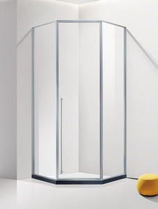 ตู้อาบน้ำรูปทรงเพชรร่วมสมัยพร้อมระบบเปิดประตูแบบหมุนสำหรับอ่างล้างมือในห้องน้ำและวิลล่า - Product Image 4