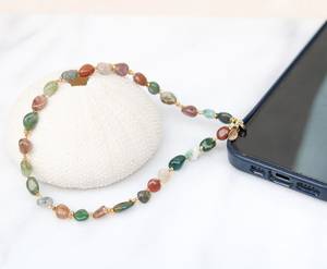 Boho Beaded <b>Charm</b> Eco-Friendly Lightweight Handmade Colorful Gemstone <b>Phone</b> <b>Charm</b> Elegant Beaded Accessory Cute Wrist <b>Charm</b> - Product Image 2