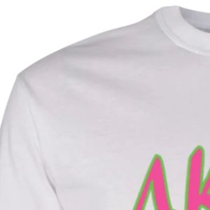 Sweat-shirt blanc à manches longues avec motif, col rond, pull décontracté pour femme, haut de sport, poignets côtelés, logo imprimé, vêtement de mode - Product Image 6