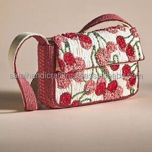 Sac de Soirée pour Dames de Luxe Fait Main Nouveau Design Grande Capacité Coton Imperméable Portable Léger Durable Perles - Product Image 4