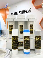 Prix usine lumière UV ultraviolette purifier l'eau Machine 8 étapes RO système et purificateur d'eau en plastique avec lampe UV