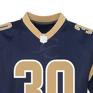 Jersey de Fútbol Americano Personalizado con Color y Diseño a Medida, Precio de Fábrica, Manga Corta, 100% Poliéster Transpirable, Servicio OEM - Product Image 6