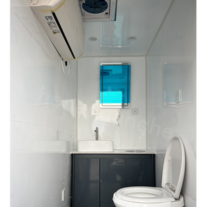 Mobile Portable Restroom Toilet Restroom Trailers Portable Toilet Public Toilet <b>Container</b> WC <b>Plastic</b> - Product Image 6