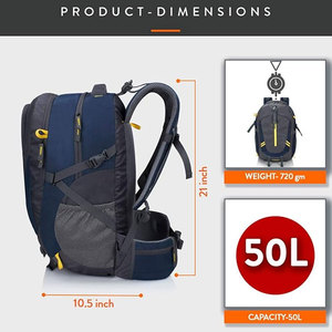 Mochila Escolar Elegante de Primera Calidad, Ligera, Cómoda, Transpirable, con Cierre Suave, Bolsillos Laterales y Logotipo Personalizado - Product Image 2