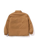 Veste matelassée réversible unisexe coupe-vent sans manches à imprimé camouflage, col montant épais, fermeture éclair, décontractée pour l'hiver