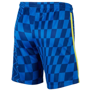 Pantalones Cortos de Fútbol Sublimados Azules para Hombre, Pantalones Cortos de Entrenamiento de Fútbol de Poliéster, Ropa Deportiva con Estampado Digital, Uniforme Deportivo para Partidos - Product Image 2