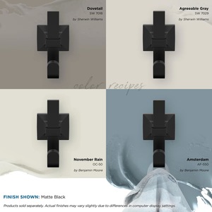 Elegante Gancho Doble de Metal con Acabado Cepillado, Solución de Colgado Resistente y Duradera - Product Image 3