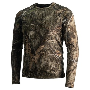 Men's Long Sleeve Camouflage Hunting Shirt Moisture-Wicking Polyester Full Sleeve Autumn Outdoor Wear - Product Image 1